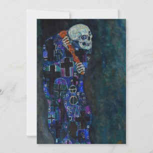 Gustav Klimt - Tod und Leben Einladung