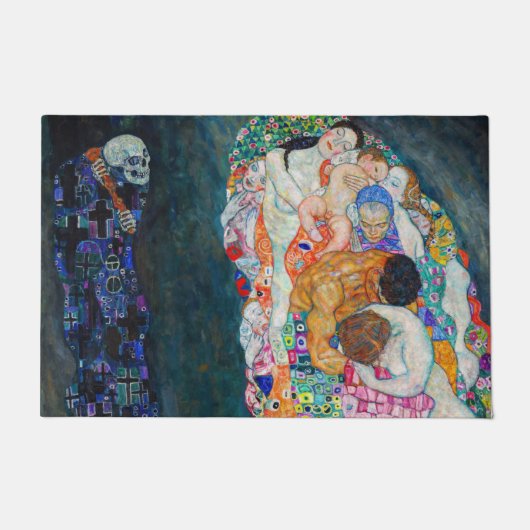 Gustav Klimt - Tod und Leben Fußmatte (Vorderseite)
