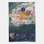 Gustav Klimt - Tod und Leben Geschirrtuch (Vertikal)