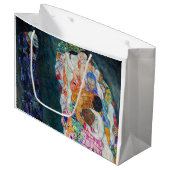Gustav Klimt - Tod und Leben Große Geschenktüte (Vorderseite Schrägansicht)