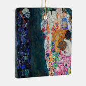 Gustav Klimt - Tod und Leben Keramikornament (Rechts)