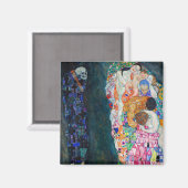 Gustav Klimt - Tod und Leben Magnet (Vorderseite/Rückseite)