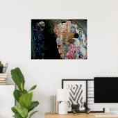 Gustav Klimt - Tod und Leben Poster (Heimbüro)