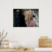 Gustav Klimt - Tod und Leben Poster (Küche)