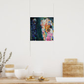 Gustav Klimt - Tod und Leben Poster (Küche)