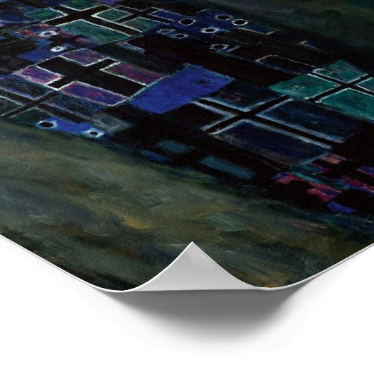 Gustav Klimt Tod und Leben Poster (Ecke)