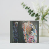 Gustav Klimt Tod und Leben Postkarte (Stehend Vorderseite)