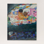 Gustav Klimt - Tod und Leben Puzzle (Vertikal)