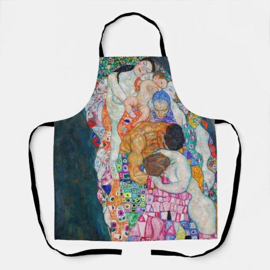 Gustav Klimt - Tod und Leben Schürze (Vorderseite)