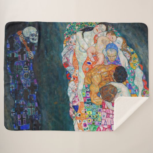 Gustav Klimt - Tod und Leben Sherpadecke (Vorderseite (Horizontal))