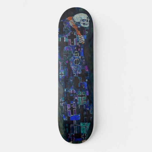 Gustav Klimt - Tod und Leben Skateboard (Vorderseite)