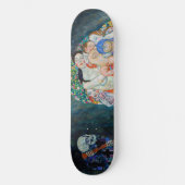 Gustav Klimt - Tod und Leben Skateboard (Vorderseite)