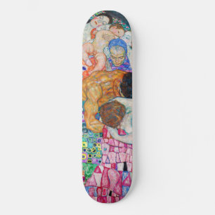 Gustav Klimt - Tod und Leben Skateboard