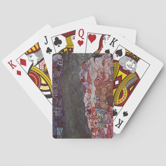 Gustav Klimt - Tod und Leben Spielkarten (Rückseite)