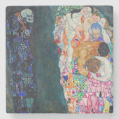 Gustav Klimt - Tod und Leben Steinuntersetzer (Vorderseite)