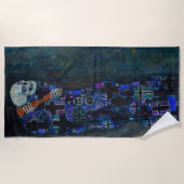 Gustav Klimt - Tod und Leben Strandtuch (Vorderseite)