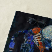 Gustav Klimt - Tod und Leben Strandtuch (Beispiel)