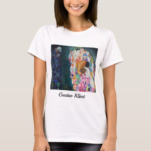 Gustav Klimt - Tod und Leben T-Shirt (Vorderseite)