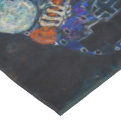 Gustav Klimt - Tod und Leben Tischdecke (Schrägansicht)