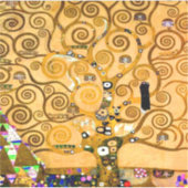 Gustav Klimt Tree of Life Aufkleber (Vorderseite)