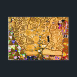 Gustav Klimt Tree of Life Begleitkarte<br><div class="desc">Eintrittskarten mit Gustav Klimts Wandgemälde Der Baum des Lebens,  Die Stilfriese (1905-1911). Es besteht aus drei Mosaiken: Die Erwartung,  Ritter und die Embrace. Eine schöne Frau,  ein goldener Baum und zwei Liebhaber in einer Umarmung werden dargestellt. Ein wunderbares Geschenk für Jugendliche und österreichische Kunstliebhaber.</div>