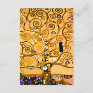 Gustav Klimt Tree of Life Begleitkarte