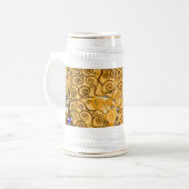 Gustav Klimt Tree of Life Bierglas (Vorderseite Links)