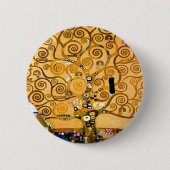 Gustav Klimt Tree of Life Button (Vorderseite)