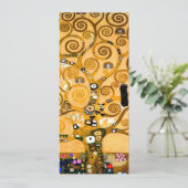 Gustav Klimt Tree of Life Einladung (Stehend Vorderseite)