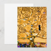 Gustav Klimt Tree of Life Einladung (Vorne/Hinten)