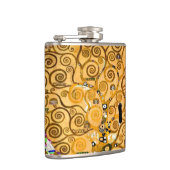 Gustav Klimt Tree of Life Flachmann (Rechts)