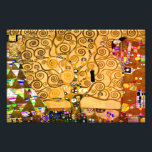 Gustav Klimt Tree of Life Fotodruck<br><div class="desc">Foto Print mit Gustav Klimts Wandgemälde Der Baum des Lebens,  Die Stilfriese (1905-1911). Es besteht aus drei Mosaiken: Die Erwartung,  Ritter und die Embrace. Eine schöne Frau,  ein goldener Baum und zwei Liebhaber in einer Umarmung werden dargestellt. Ein wunderbares Geschenk für Jugendliche und österreichische Kunstliebhaber.</div>