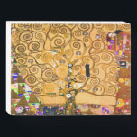 Gustav Klimt Tree of Life Holzkisten Schild<br><div class="desc">Holzkastenzeichen mit Gustav Klimts Wandgemälde Der Baum des Lebens,  Die Stilfriese (1905-1911). Es besteht aus drei Mosaiken: Die Erwartung,  Ritter und die Embrace. Eine schöne Frau,  ein goldener Baum und zwei Liebhaber in einer Umarmung werden dargestellt. Ein wunderbares Geschenk für Jugendliche und österreichische Kunstliebhaber.</div>