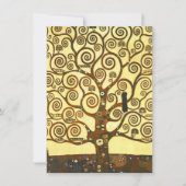 Gustav Klimt Tree of Life Invitations Einladung (Vorderseite)