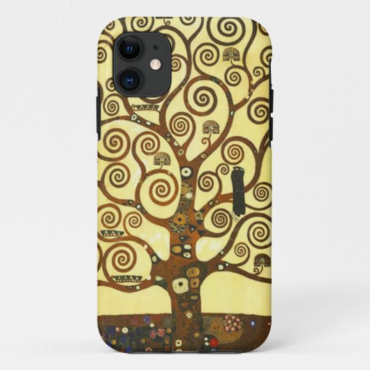 Gustav Klimt Tree of Life iPhone Case (Rückseite)