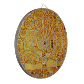 Gustav Klimt Tree of Life: Jugendstil-Symbolist Dartscheibe (Vorderseite Links)