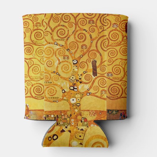 Gustav Klimt Tree of Life: Jugendstil-Symbolist Dosenkühler (Rückseite)