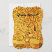 Gustav Klimt Tree of Life: Jugendstil-Symbolist Einladung (Vorderseite)
