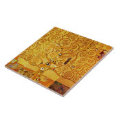 Gustav Klimt Tree of Life: Jugendstil-Symbolist Fliese (Seite)