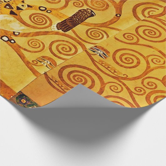 Gustav Klimt Tree of Life: Jugendstil-Symbolist Geschenkpapier (Ecke)