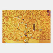 Gustav Klimt Tree of Life: Jugendstil-Symbolist Geschenkpapier Set (Vorderseite 2)
