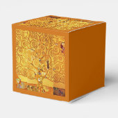 Gustav Klimt Tree of Life: Jugendstil-Symbolist Geschenkschachtel (Rückseite)