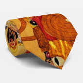 Gustav Klimt Tree of Life: Jugendstil-Symbolist Krawatte (Gerollt)