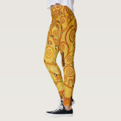 Gustav Klimt Tree of Life: Jugendstil-Symbolist Leggings (Links)
