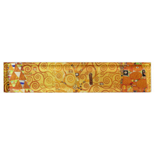 Gustav Klimt Tree of Life: Jugendstil-Symbolist Namensplakette