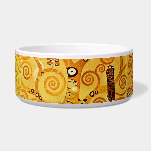 Gustav Klimt Tree of Life: Jugendstil-Symbolist Napf (Vorderseite)