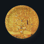 Gustav Klimt Tree of Life: Jugendstil-Symbolist Pappteller<br><div class="desc">Mit diesem Meisterwerk, dem "Baum des Lebens" von Gustav Klimt (aus der Stilfrize), können Sie Ihren Platz stärken. Dieses gefeierte Jugendstil-Kunstwerk besticht durch seine schwindelerregenden, goldenen Äste, komplizierten Muster und symbolischen Motive, die die Reise, Verbindung und Wachstum des Lebens darstellen. Klimts prächtige, goldene, mosaikähnliche Details und abstrakte Formen schaffen ein...</div>