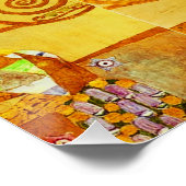 Gustav Klimt Tree of Life: Jugendstil-Symbolist Poster (Ecke)