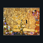 Gustav Klimt Tree of Life: Jugendstil-Symbolist Postkarte<br><div class="desc">Mit diesem Meisterwerk, dem "Baum des Lebens" von Gustav Klimt (aus der Stilfrize), können Sie Ihren Platz stärken. Dieses gefeierte Jugendstil-Kunstwerk besticht durch seine schwindelerregenden, goldenen Äste, komplizierten Muster und symbolischen Motive, die die Reise, Verbindung und Wachstum des Lebens darstellen. Klimts prächtige, goldene, mosaikähnliche Details und abstrakte Formen schaffen ein...</div>