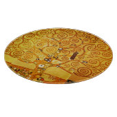 Gustav Klimt Tree of Life: Jugendstil-Symbolist Schneidebrett (Ecke)